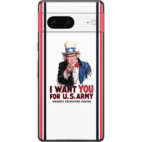 Uncle Sam Vintage War Poster Pixel Skins